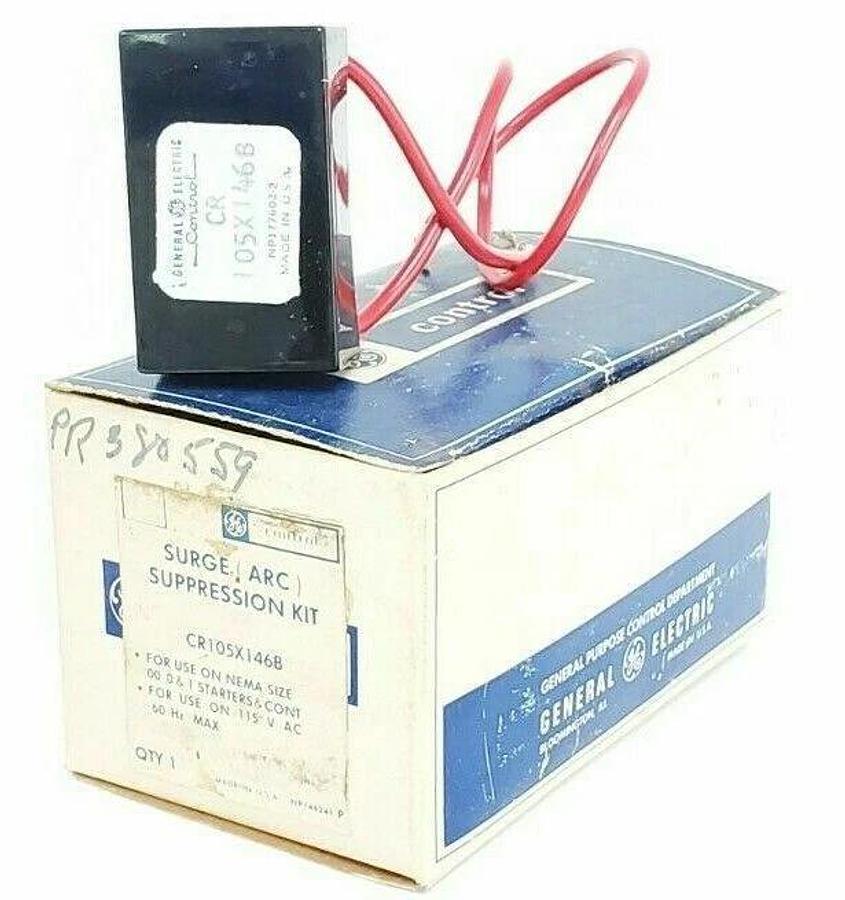 Used LOT OF 4 NIB GENERAL ELECTRIC CR105X146B SURGE (ARC) SUPPRESSION KITS