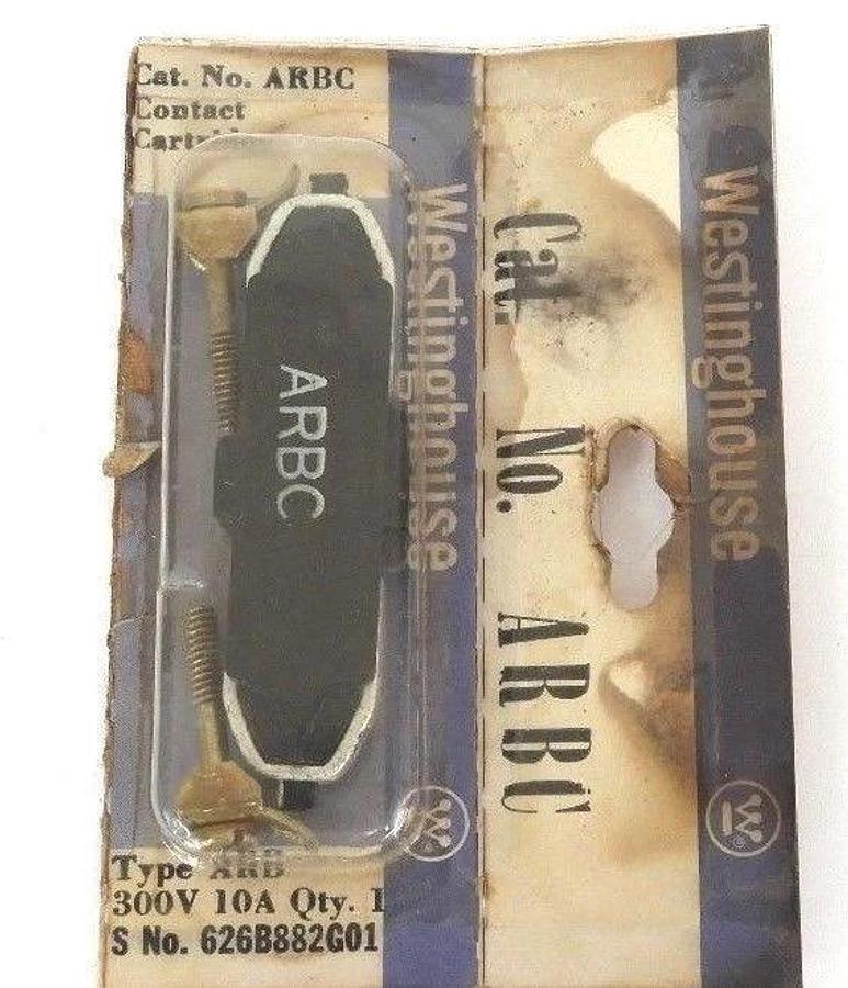 Used NEW WESTINGHOUSE ARBC CONTACT CARTRIDGE 300V 10A