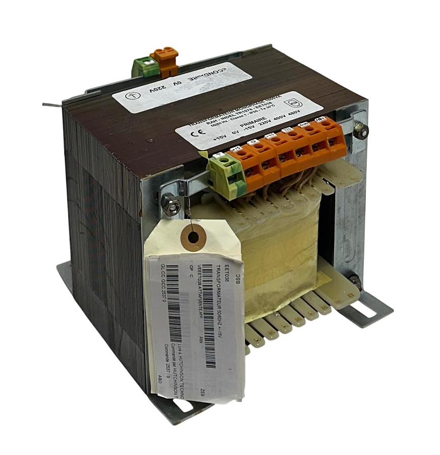 Used RAH-INDEL TR1078 / EET038 SINGLE-PHASE TRANSFORMER 1600VA 50/60Hz USNP