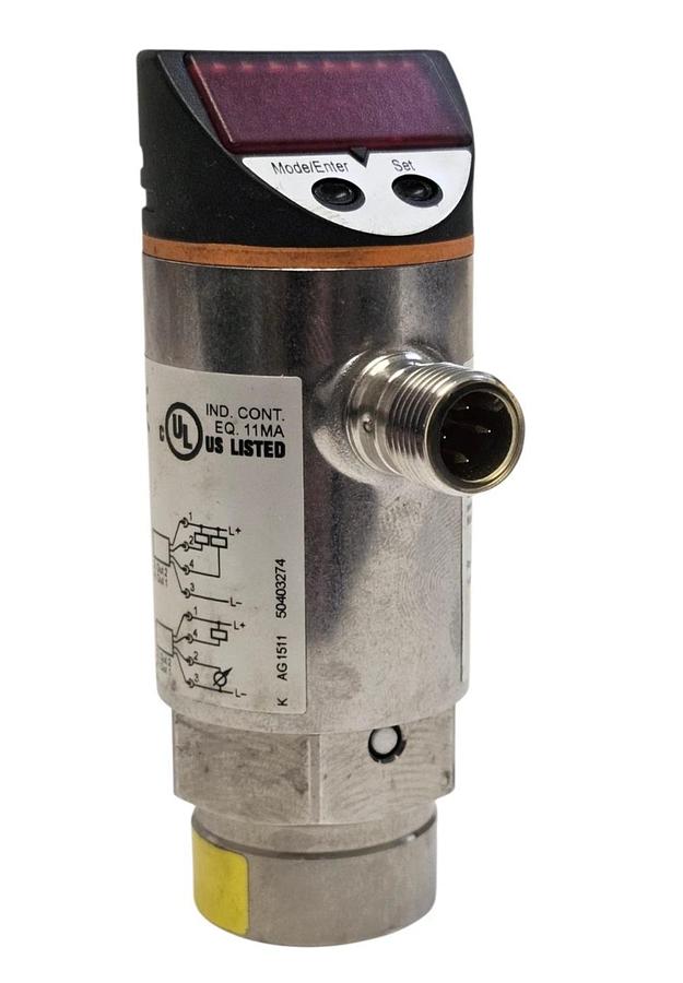 Used IFM EFECTOR PN-010-RBN14-MFRKG/US/ /V PRESSURE SENSOR PN2224 USED