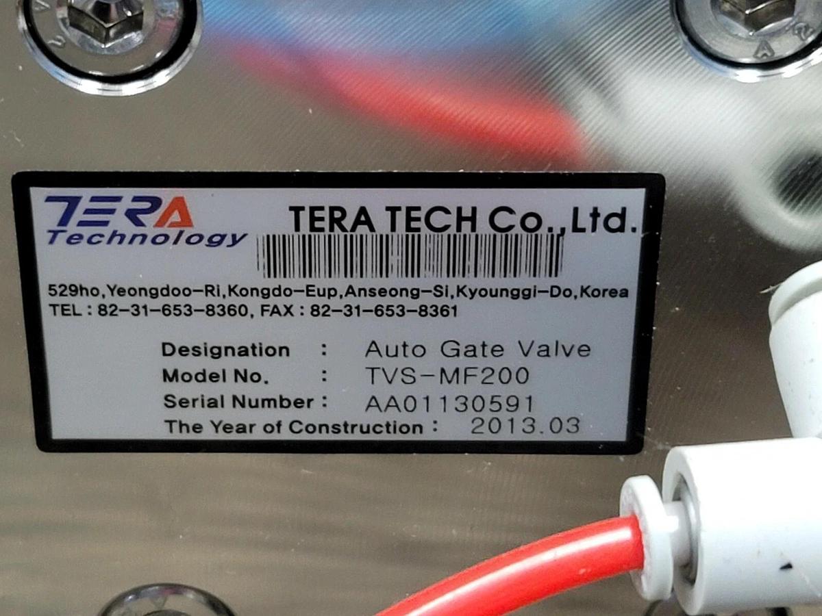 NEW TERA TECH TVS-MF200 AUTO GATE VALVE TVSMF200, SCD-L-100-40KR
