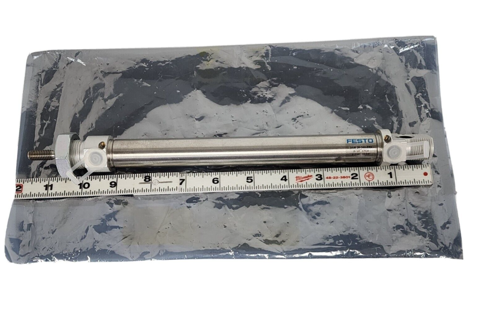 Used NEW FESTO DSN-20-160-PPV CYLINDER 8748 EN08 PMAX: 10BAR
