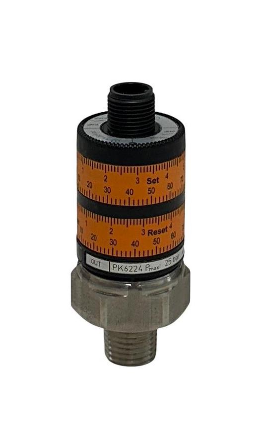 Used IFM PK6224 PRESSURE SENSOR PK-010-RFN14-HCPKG/US/ /W 9.6-32VDC 500mA NSMP