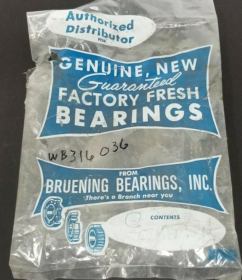 Used LOT OF 2 NEW BRUENING BEARINGS CJ32E45-40