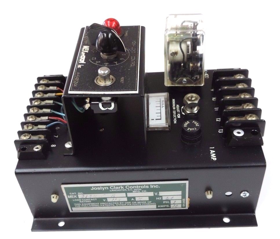 Used JOSLYN CLARK MEK2134-CB CONTROL UNIT MEK2134CB, 115V, 10A, 1-PHASE