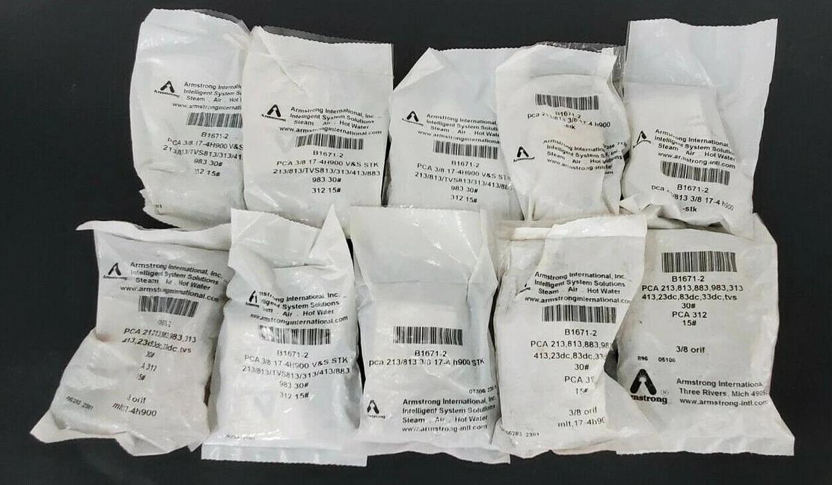 Used LOT OF 10 NIB ARMSTRONG B1671-2 PRESSURE CHANGE ASSEMBLIES 3/8" B16712