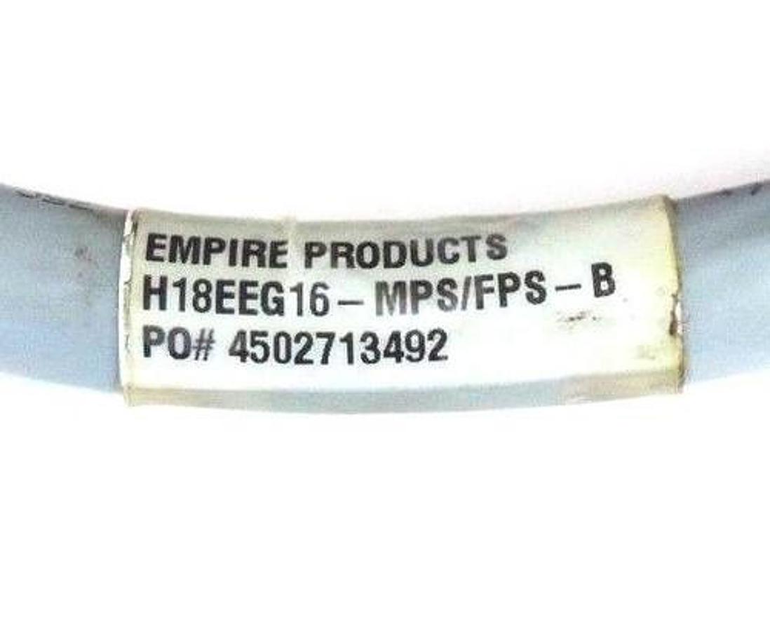 Used EMPIRE PRODUCTS H18EEG16-MPS/FPS-B 25 FT CABLE ASSEMBLY H18EEG16MPSFPSB