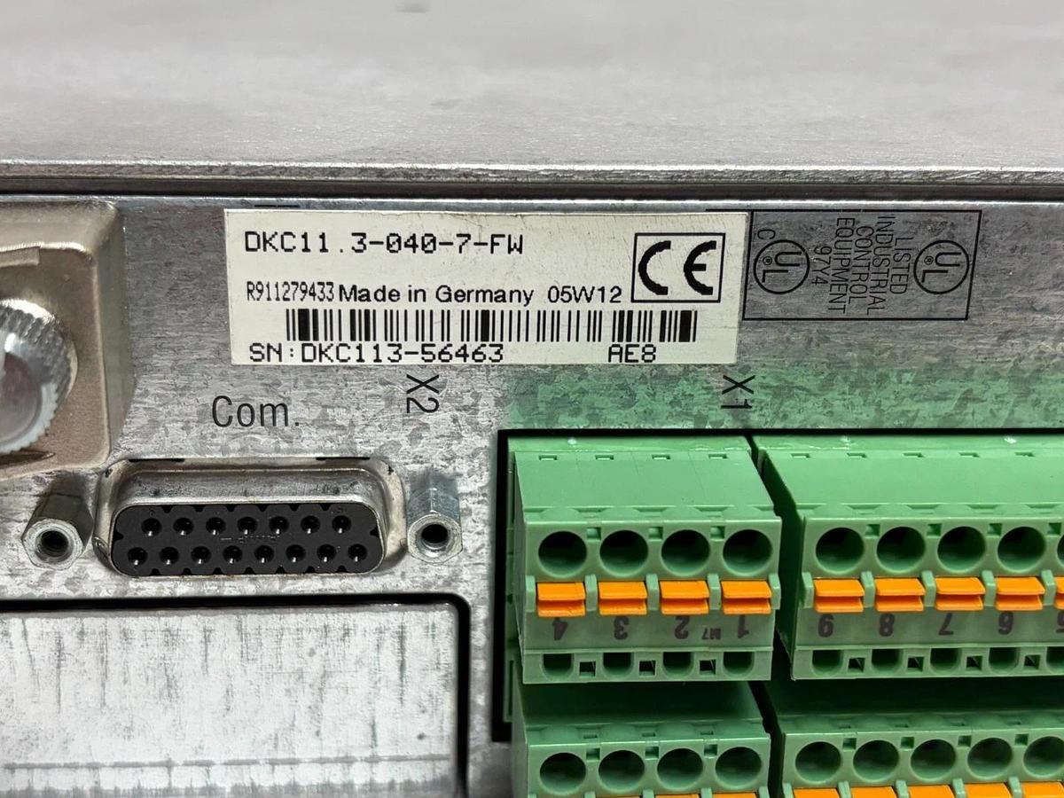 Used Bosch Rexroth Indramat DKC11.3-040-7-FW ECODRIVE Servo Controller