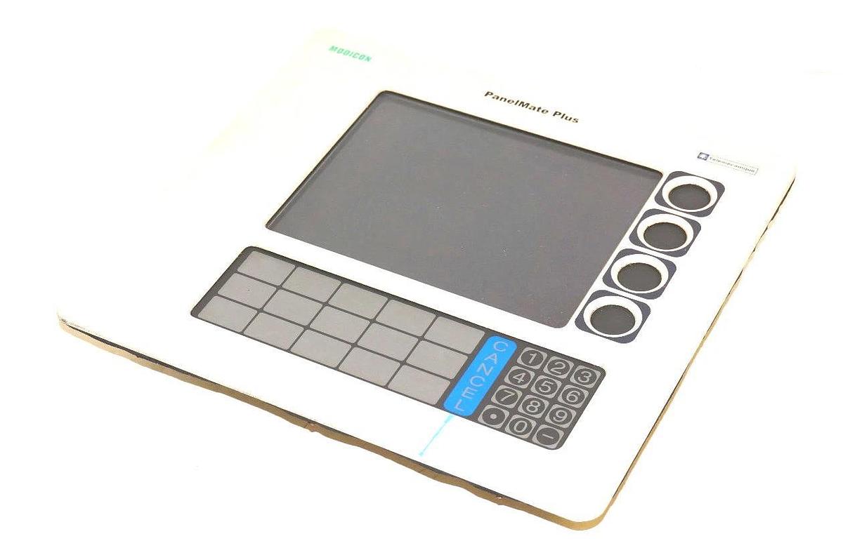 Used MODICON/TELEMECANIQUE MM-PM15-414 PANELMATE PLUS A/RN: 92-01793-02, 24VDC, 0.6A