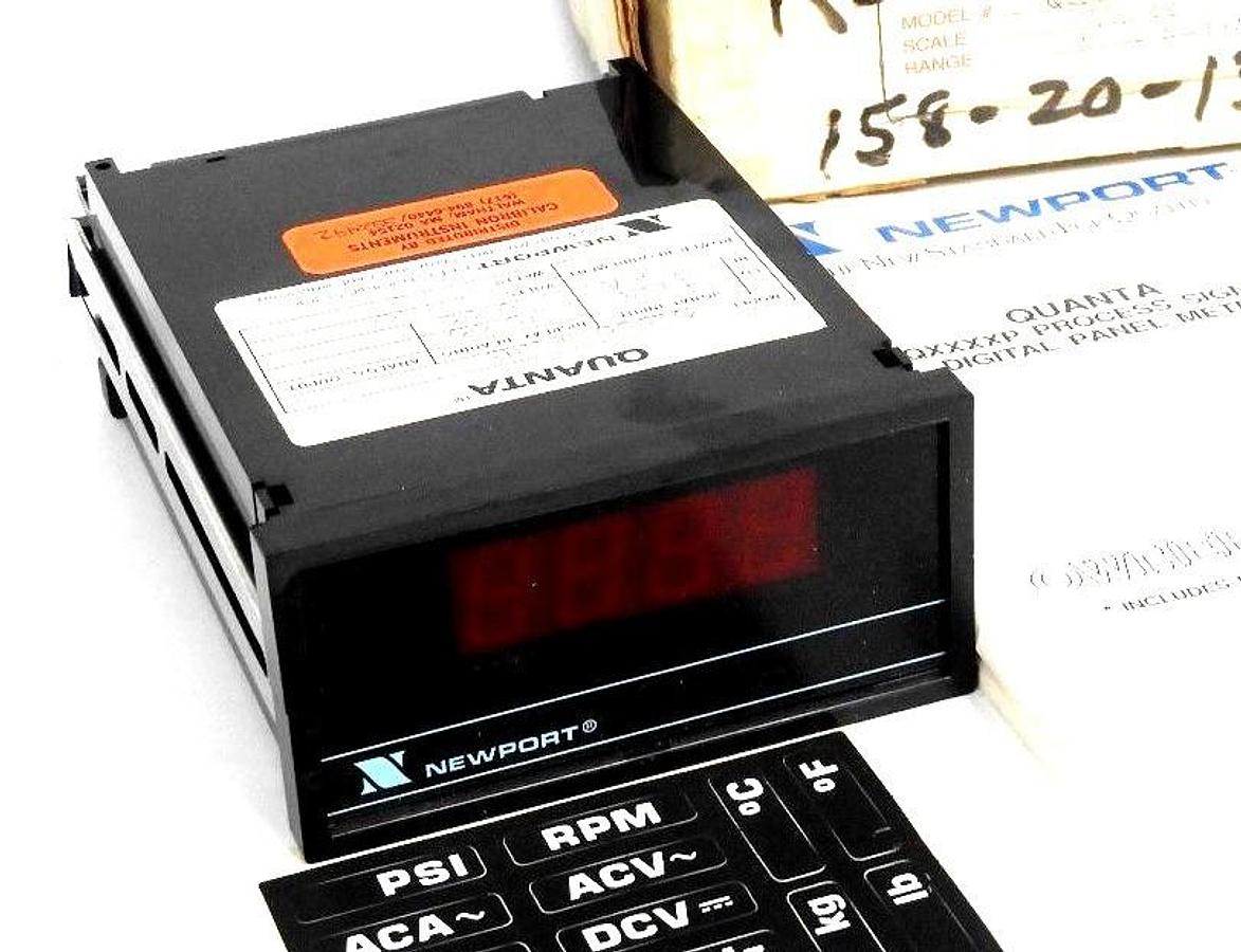 Used NIB NEWPORT QUANTA Q2050-PCR18 OPERATOR INTERFACE PANEL 4-20mA DC Q2050PCR18