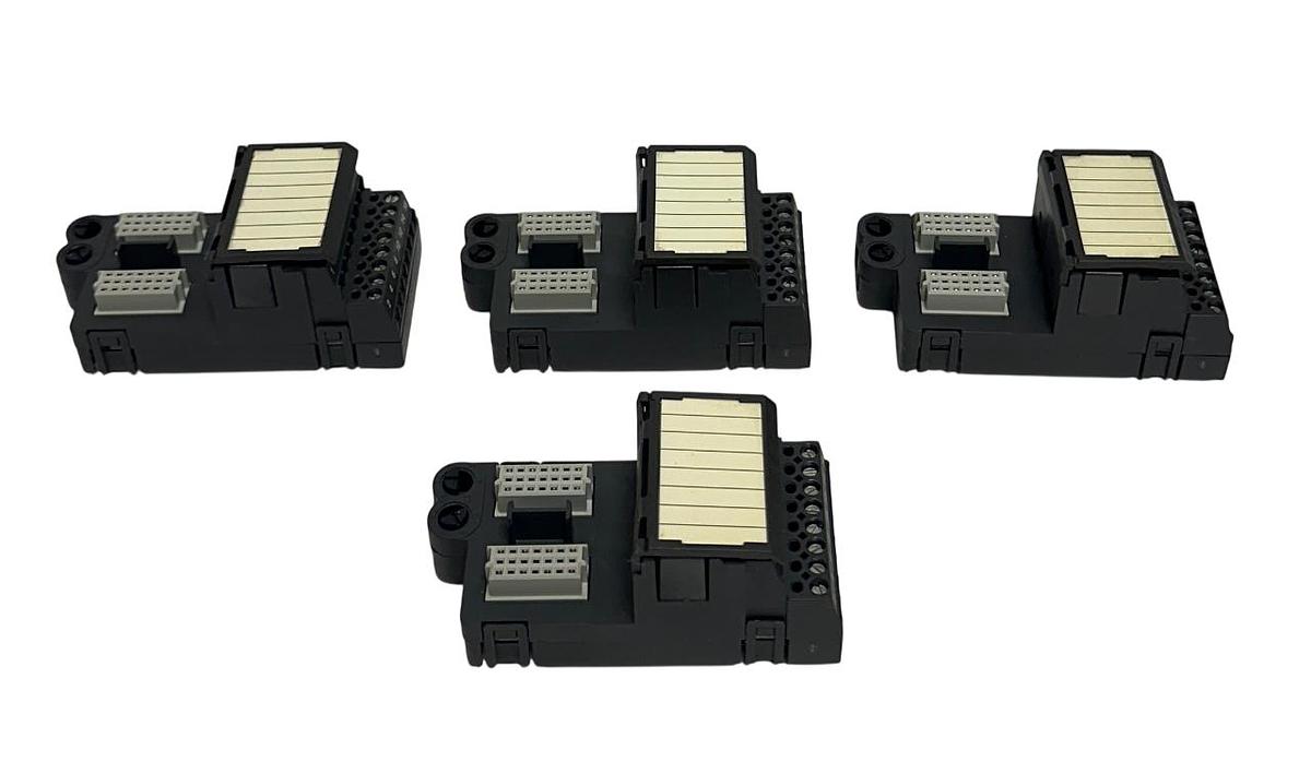 Used 4 ROSEMOUNT DeltaV KJ4001X1-CA1 / 12P0623X052 TERMINAL BLOCKS I/O Rev. D USNP