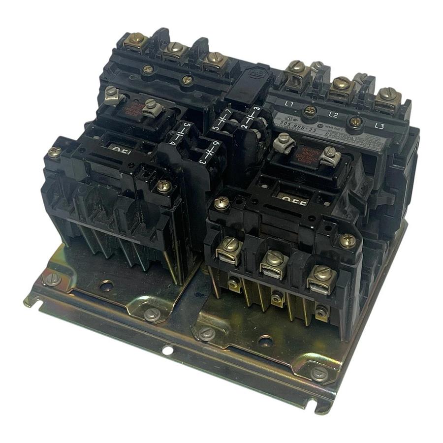 Used Allen-Bradley 505-B0D-23 Series C Reversing Starter Size 1 120V Coil