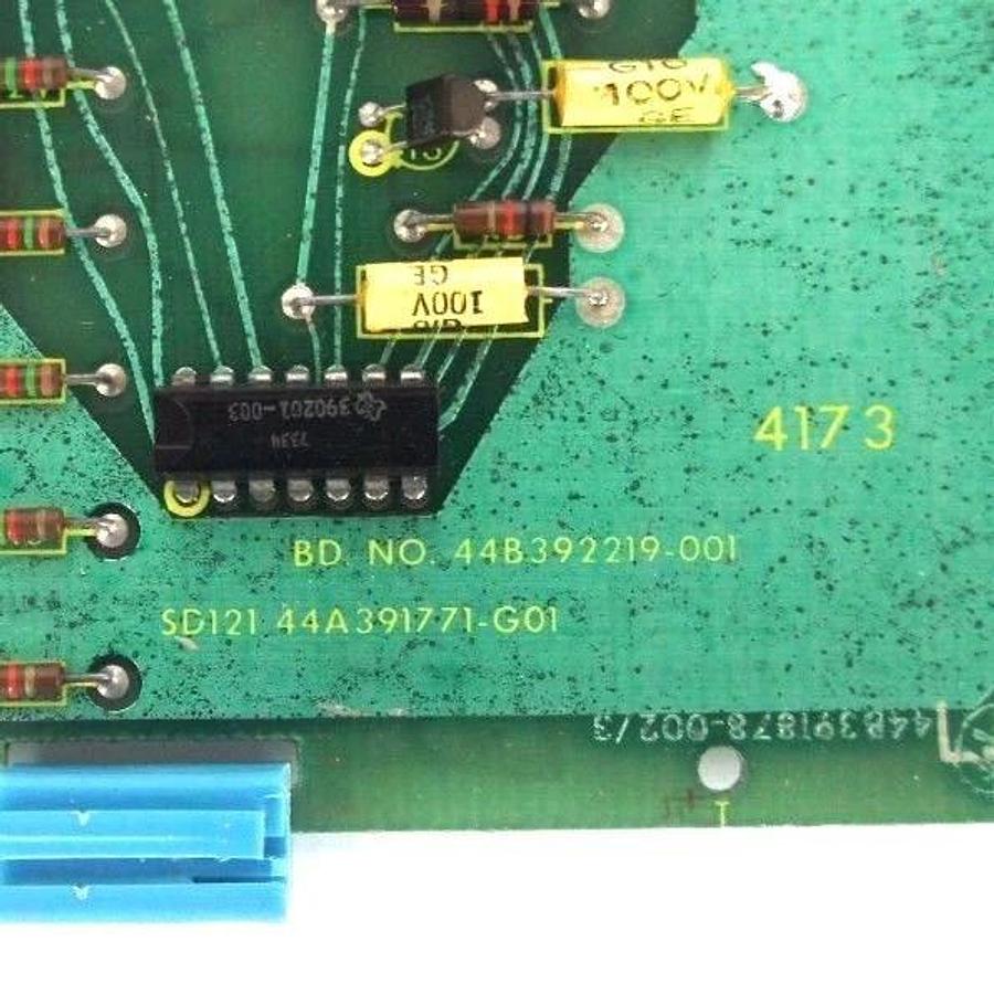 Used GENERAL ELECTRIC SD121 44A391771-G01 PC BOARD 44B392219-001, 44B391878-002/3