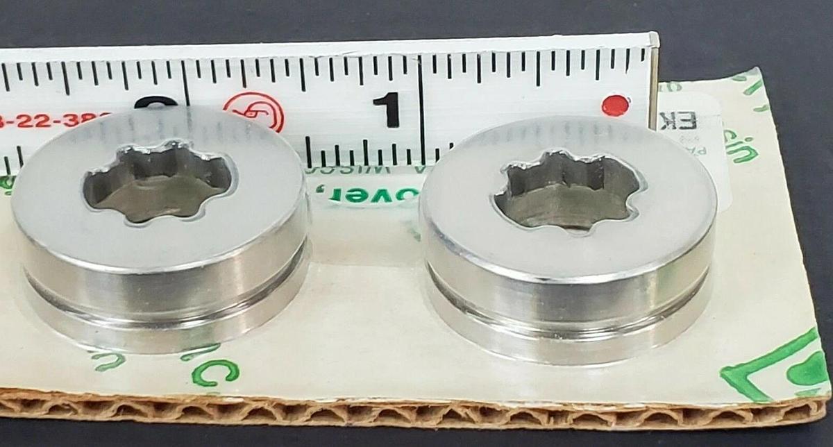 Used LOT OF 2 NEW TRI-CLOVER EK R3E-1-80-1-S SEAL RINGS R3E-1-80 SIZE 1