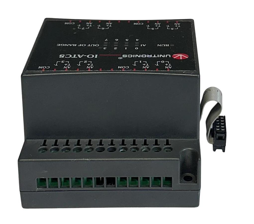 Used UNITRONICS IO-ATC8 / IOATC8 8-PT ANALOG THERMOCOUPLE INPUT MODULE 0-10V USNP