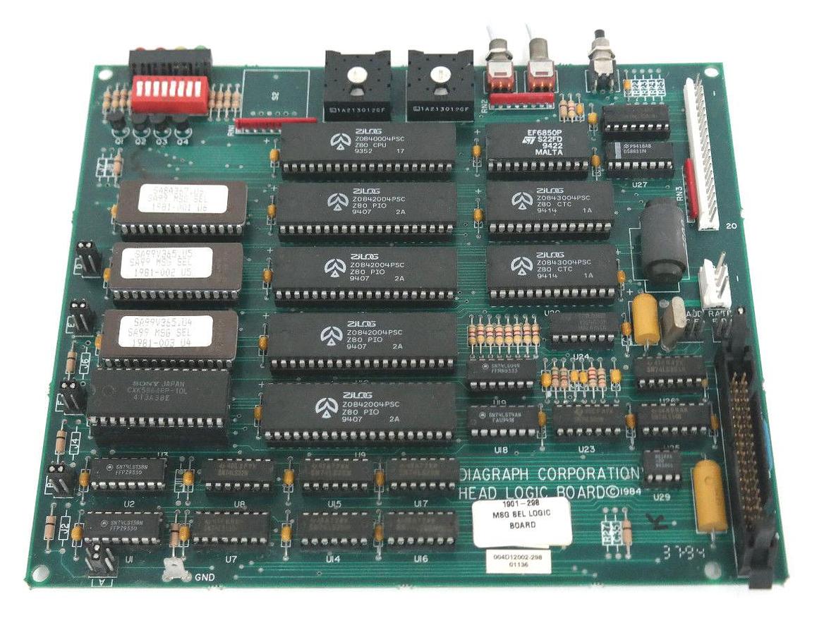 Used DIAGRAPH 1901-298 MESSAGE SELECT LOGIC BOARD 1901298