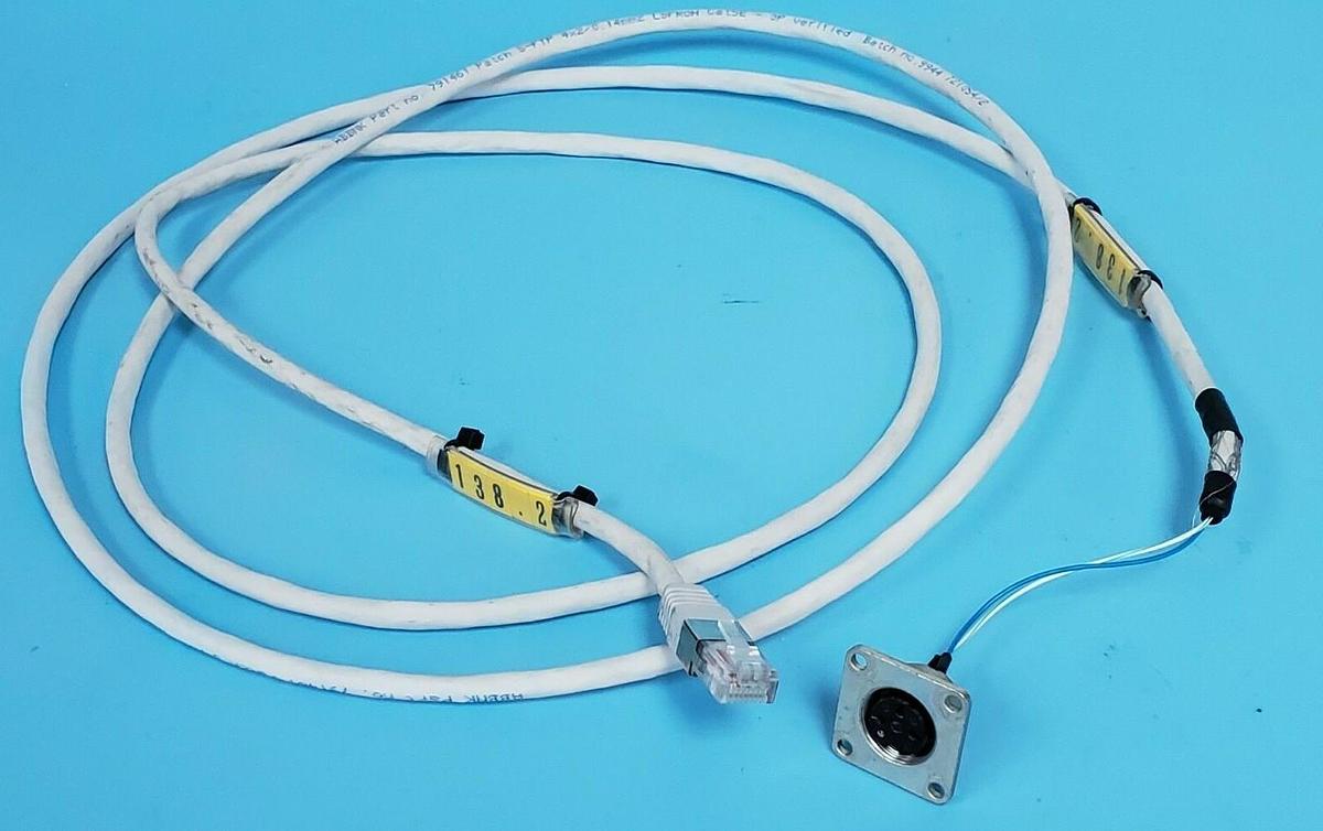 Used NEW DRAKA ABBNK 791461 PATCH S-FTP 4x2/0.14mm2 LSFROH CATSE CABLE 721054/2