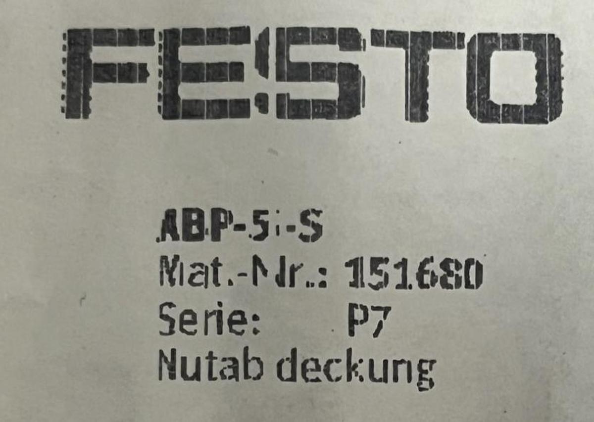 Used Lot of 10 Festo 151680 ABP-5-S T-Slot Covers 1m Length - New Sealed