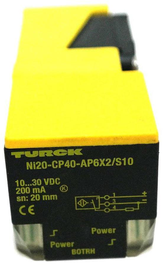 Used TURCK NI20-CP40-AP6X2/S10 PROXIMITY SWITCH SENSOR NI20CP40AP6X2