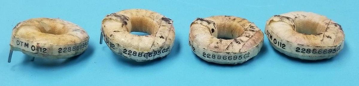 Used LOT OF 4 GENERIC DTM 0112 228B6695G2 COILS