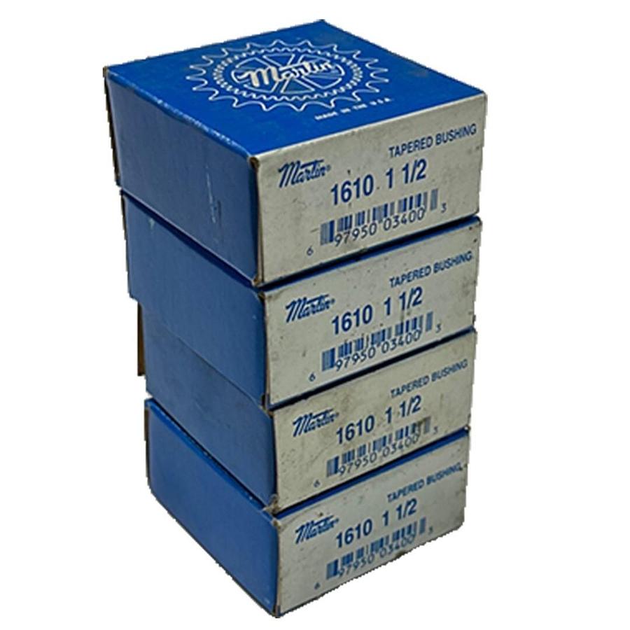 Used 4 NEW MARTIN 1610 1 1/2 / 1610112 TAPERED BUSHINGS 1-1/2''