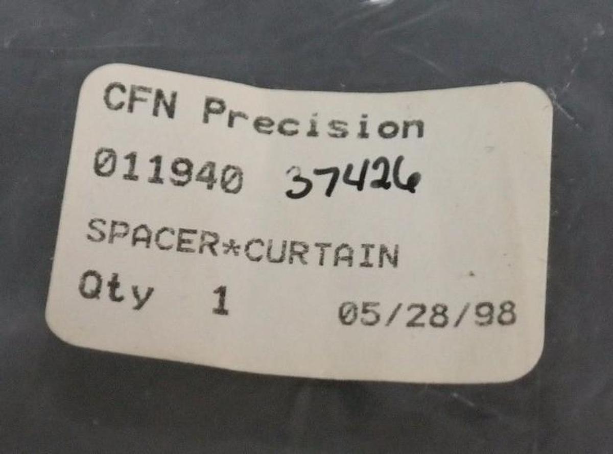 Used NEW CFN PRECISION 011940 CURTAIN SPACER