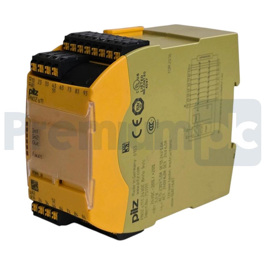 Pilz 751111 | PNOZ s11C 24VDC 8 n/o 1 n/c PNOZsigma Expansion Safety Relay NSNP
