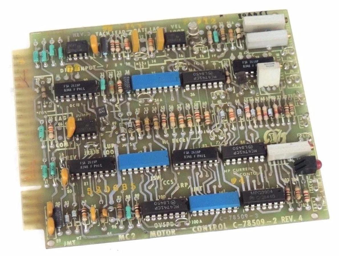 Used INLAND MOTOR C-78509-2 MOTOR CONTROL BOARD REV 4 C-78509-4