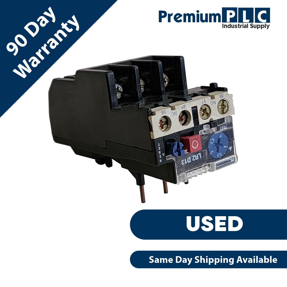 Used TELEMECANIQUE LR2-D1308 THERMAL OVERLOAD RELAY 2.5-4 LR2D1308