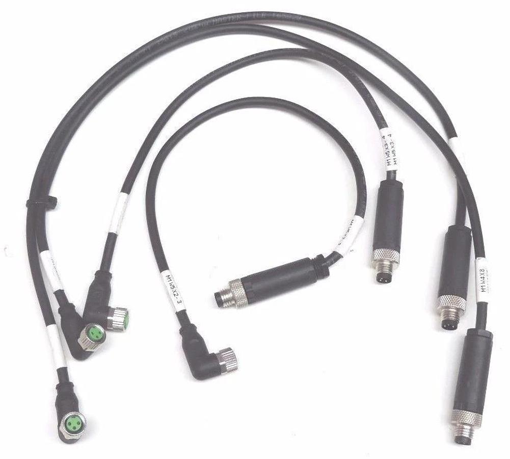 Used LOT OF 4 AUTOMATION DIRECT CD08-0C-050-C1 CABLES FOR DISCONNECT SENSORS