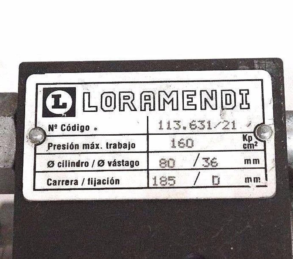Used LORAMENDI LOR18300DS4 HYDRAULIC CYLINDER 113.631/21 11363121