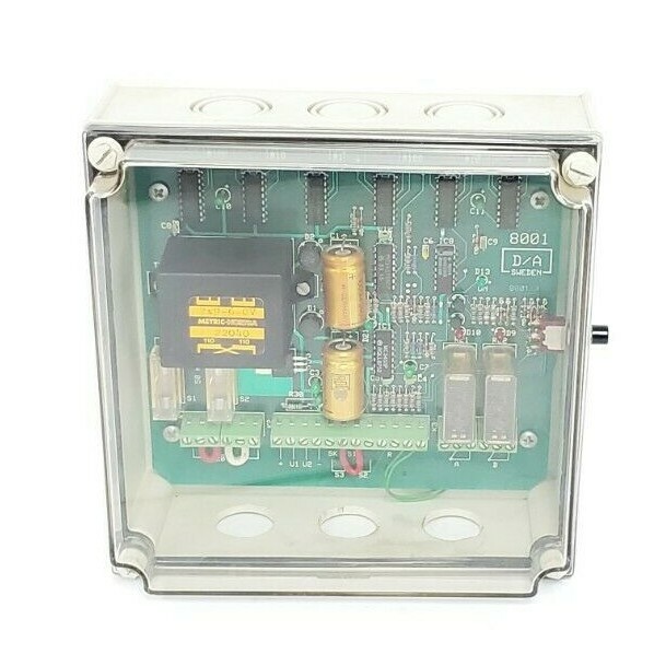 Used DAMETRIC MODEL FG-01 CONTROLLER 8001 D/A 8001-3 110/120VAC 8102-685