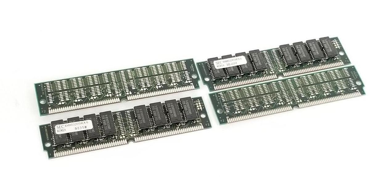 Used LOT OF 4 SAMSUNG AD0529-01 RAM MEMORY BOARDS 5368003BK3 , KMM5324104CK-6