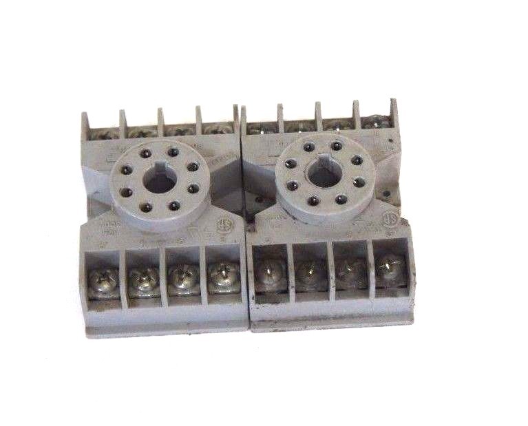 Used LOT OF 2 POTTER & BRUMFIELD 27E122 SOCKET RELAYS