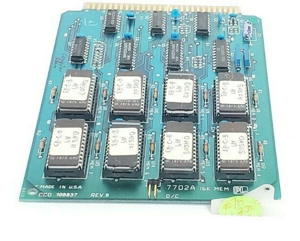 Used GD CALIFORNIA INC PROLOG 7702A MEMORY CARD 16K