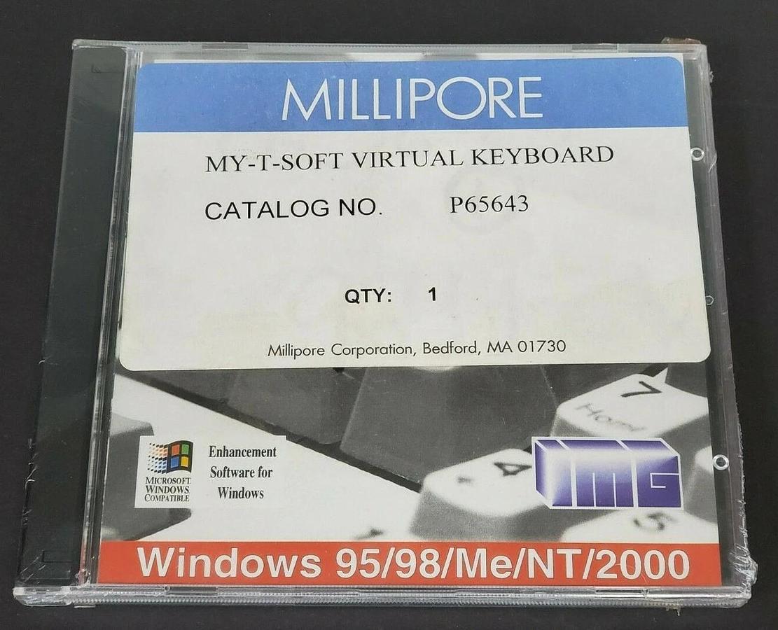 Used NEW MILLIPORE P65643 MY-T-SOFT VIRTUAL KEYBOARD