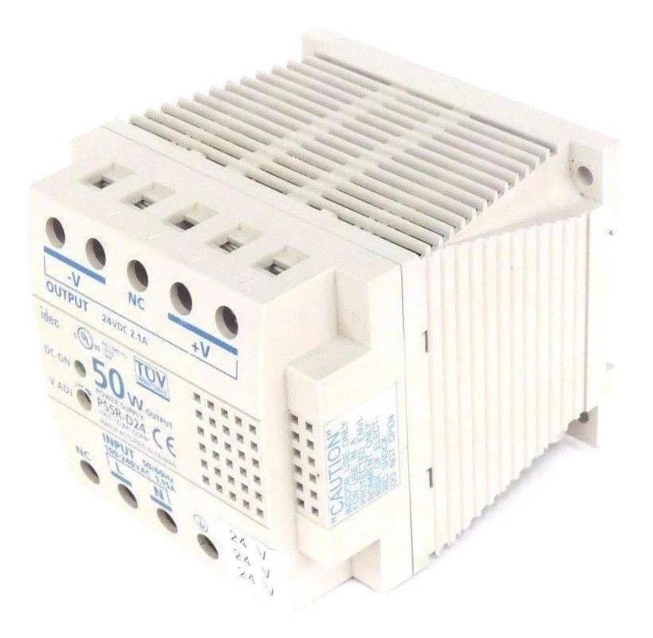 Used IDEC PS5R-D24 POWER SUPPLY 50W OUTPUT 100-240VAC 50/60HZ 1.15A PS5RD24