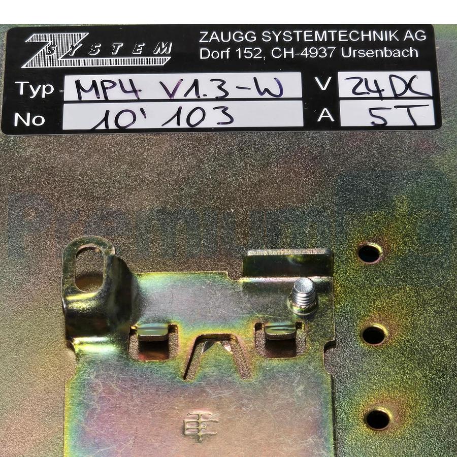 Zaugg Z-System MP4 CNC4/V25 CNC 4-Axis Controller PC - System MP4 VA.3-W NSNP