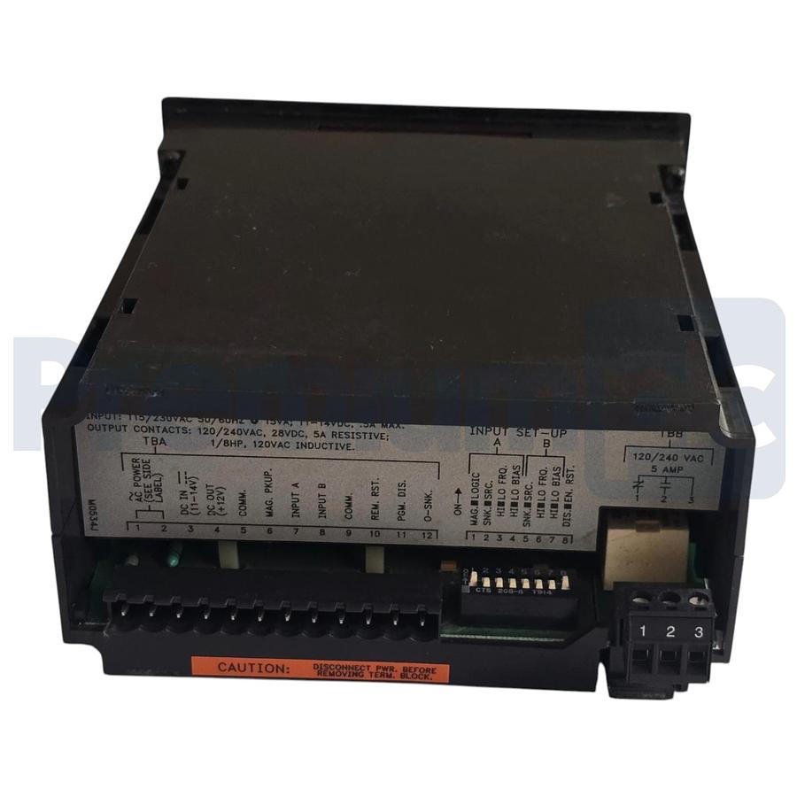 Used Red Lion Controls GEM 1 Gemini 1000 6-Digit Digital Counter GEM10060 115/230VAC