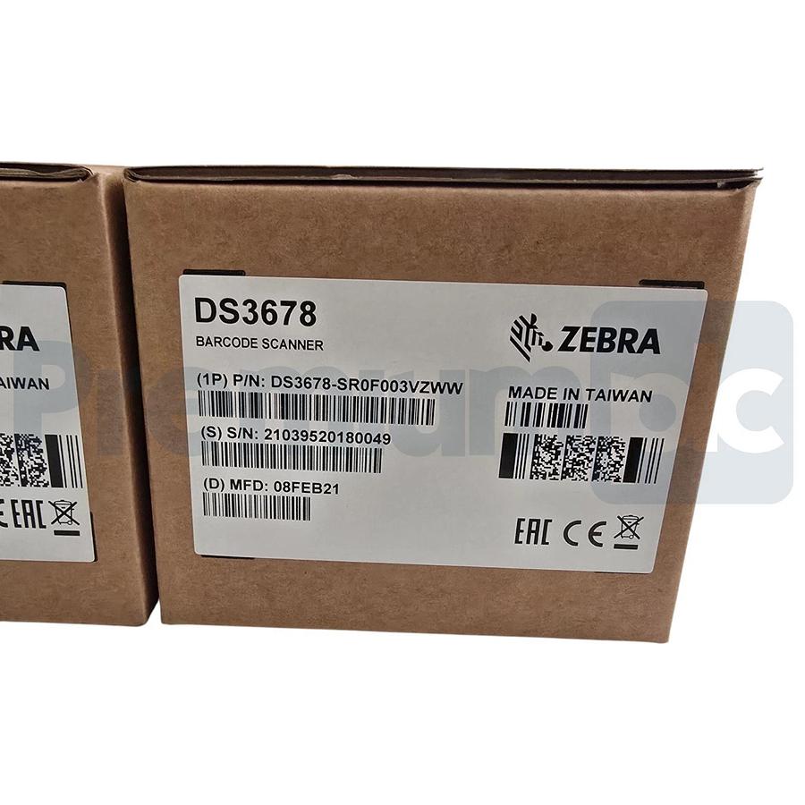 Zebra DS3678-SR3U4210SFW DS3678-SR Barcode Scanner USB Kit w/Cradle, Cables, PSU