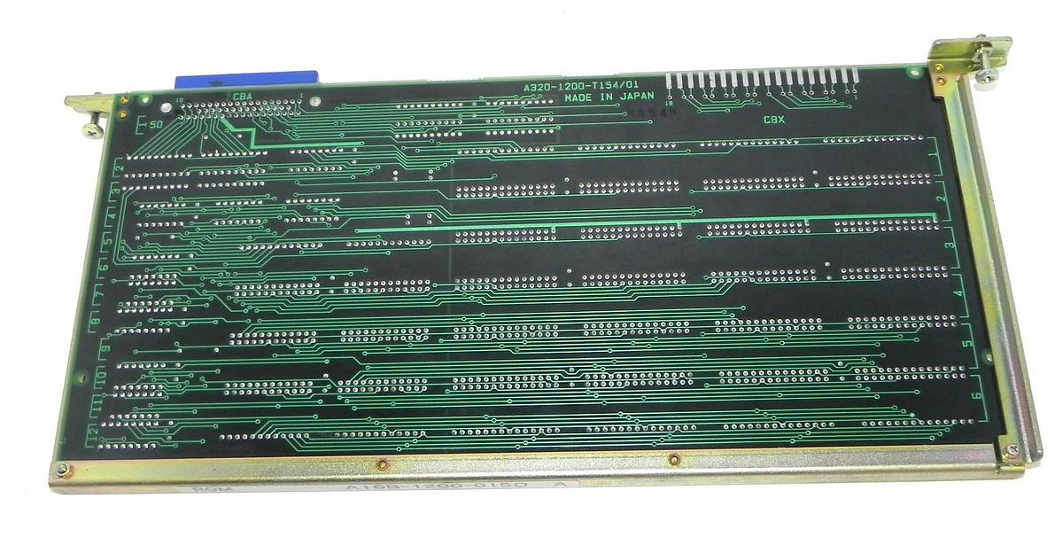 Used FANUC A16B-1200-0150/01A PC ROM BOARD A16B-1200-0150, A320-1200-T154/01 W/ ROMS