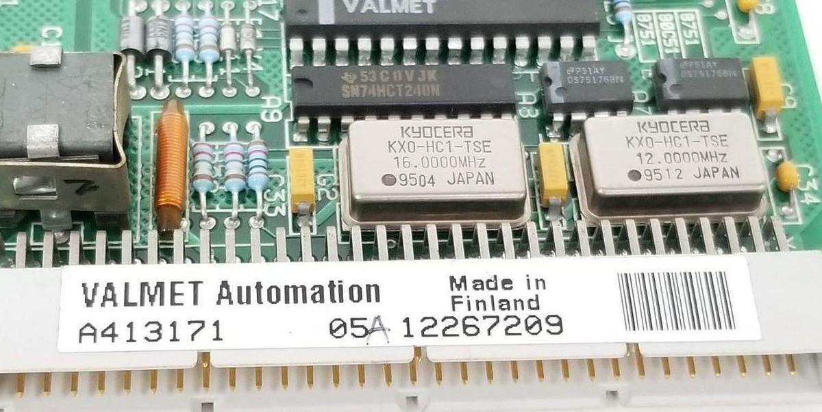 Used VALMET AUTOMATION A413171-05A PIC CONTROL MODULE 420197-1B PIC44 V-3.11 A2 F475