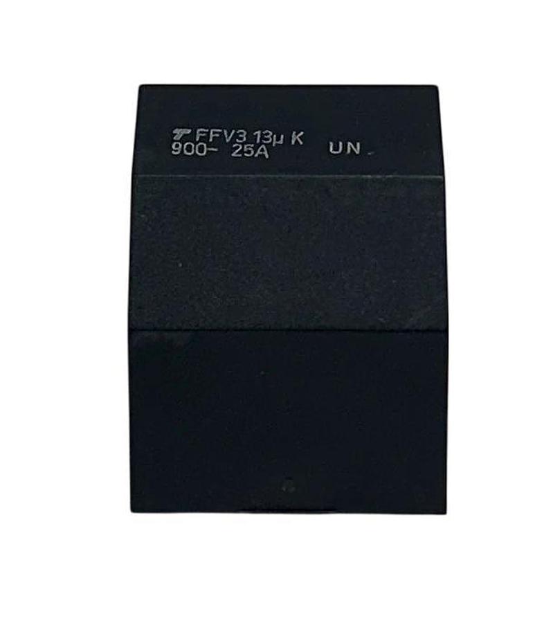 7 KYOCERA FFV3 FILM CAPACITORS 13uF 900- 25A 900VDC 4-PIN BLACK NSNP