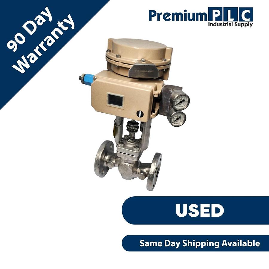 Used SAMSON 3241 1" GLOBE CONTROL VALVE W/3730-1 AND 3277 ACTUATOR 3241-07-A351-CF8M