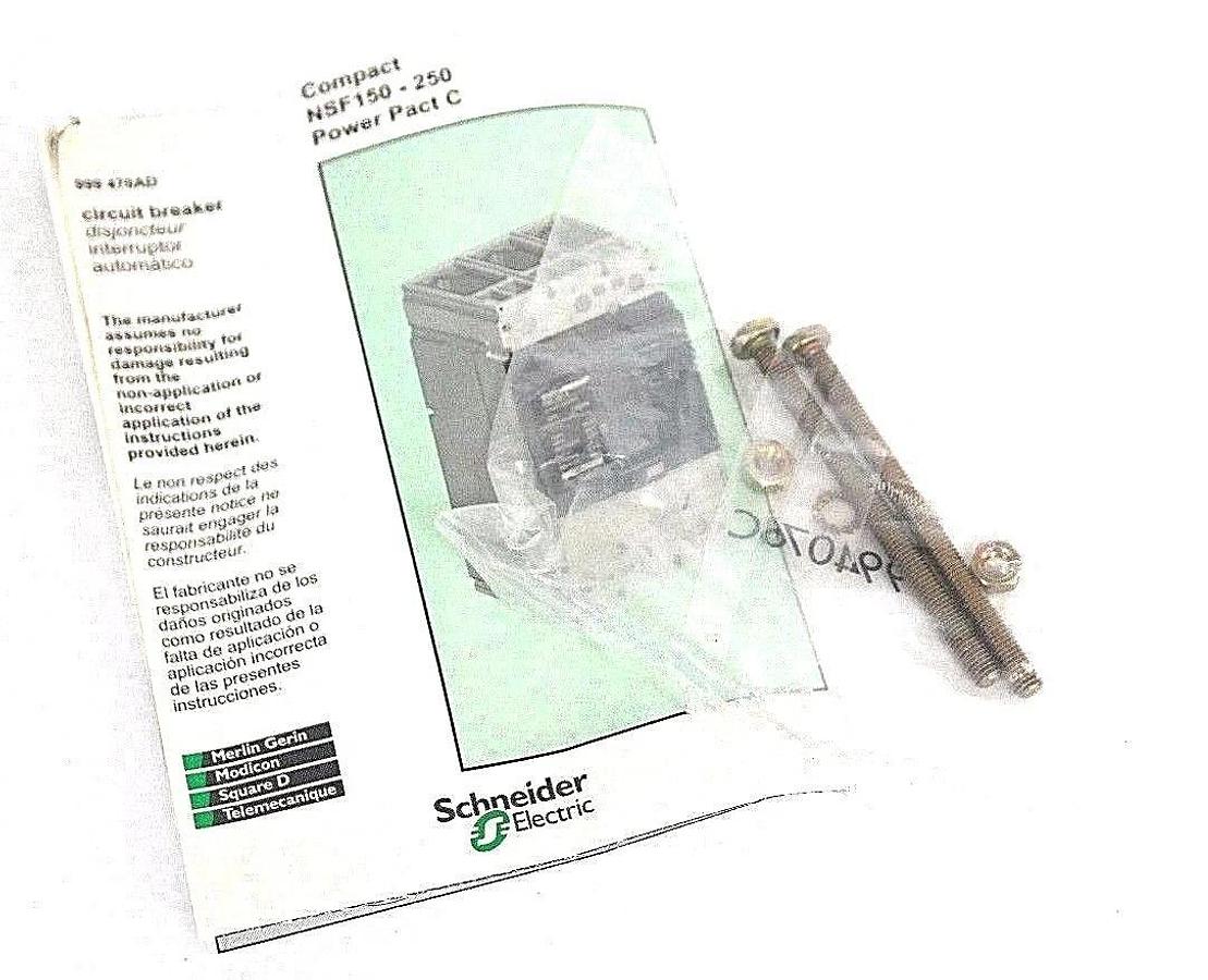 Used NIB MERLIN GERIN NFHL36040 MOLDED CASE CIRCUIT BREAKER 40A, 3P, 240/480V