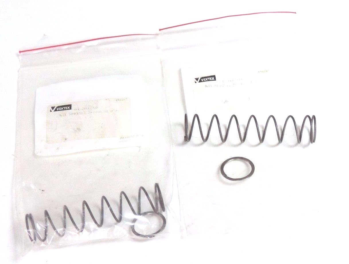 LOT OF 2 NEW VEKTEK 61-2002-08 KIT, SPRING, 20-0108-01, 07,0