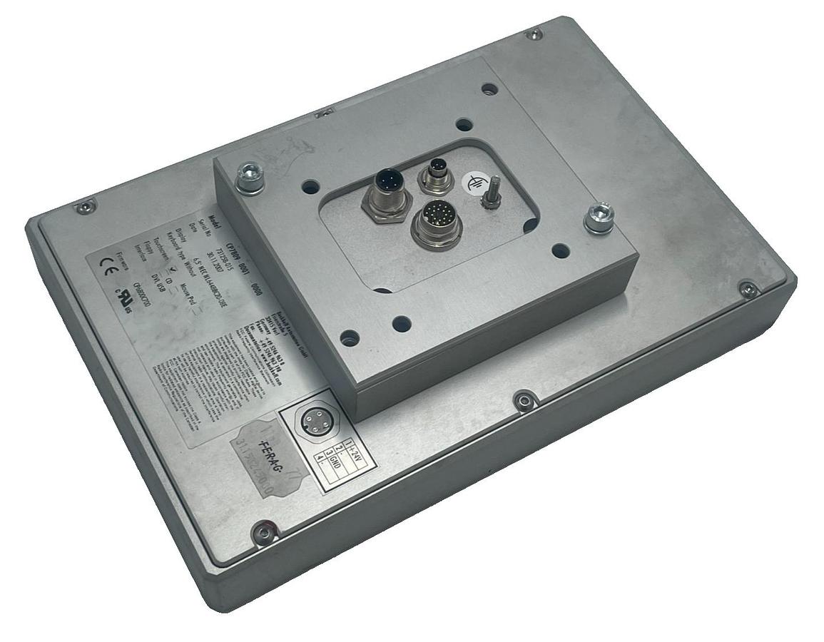 Used BECKHOFF FERAG CP7809-0001-0000 Control Panel 6.5" TFT Resistive Touch DVI USB