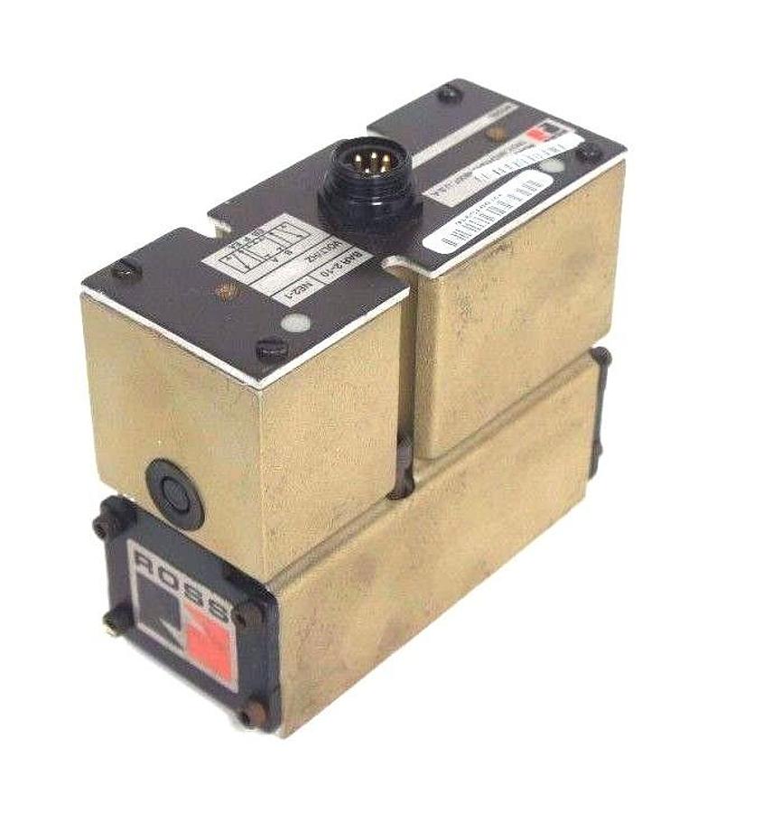 Used REPAIRED ROSS CONTROLS 8077B4341 SOLENOID PILOT VALVE 2-10BAR 24VDC