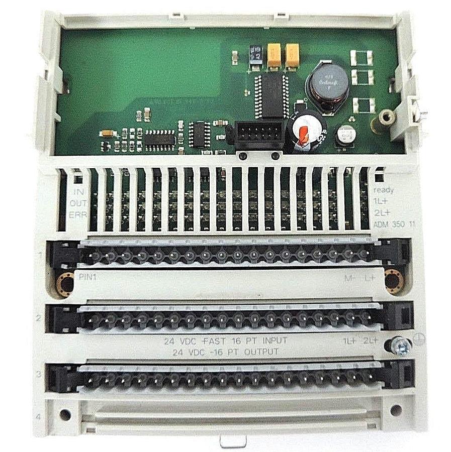 Used SCHNEIDER MODICON 170ADM35011 I/O BASE, 24VDC-FAST TSX MOMENTUM PV: 06, RL: 13