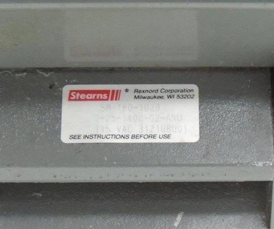 Used STEARNS REXNORD SM-180-1020 CLUTCH BRAKE 115VAC, SM1801020